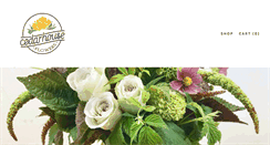 Desktop Screenshot of cedarhouseflowers.com